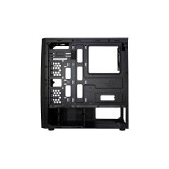 Inter-Tech Thunder Tower ATX Case - No Power Supply - Sleek Black Design for Ultimate Cooling and Performance